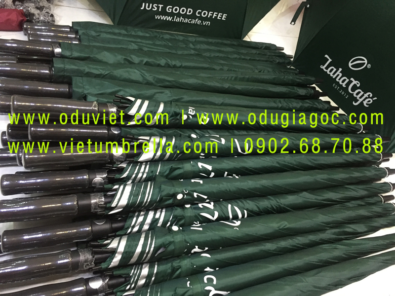 xưởng sản xuất ô dù cầm tay in logo quảng cáo